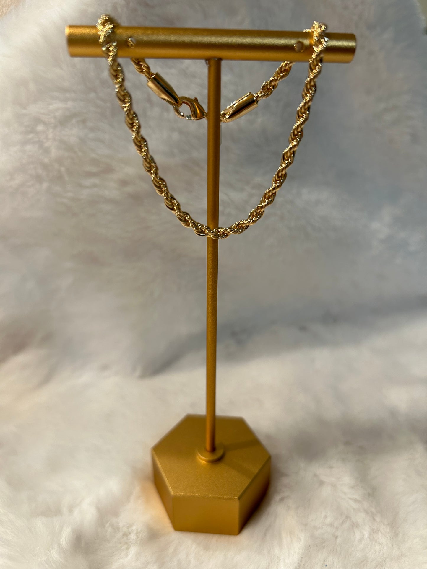 Baiano cord bracelet gold-plated