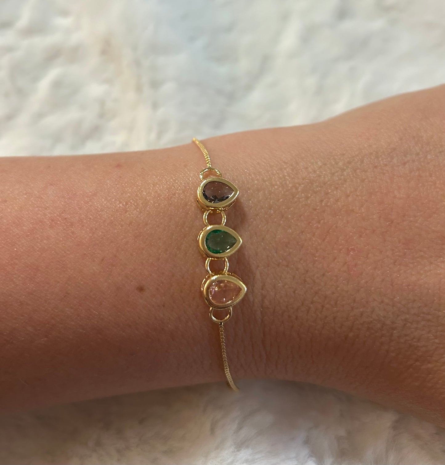 Gold-plated bracelet