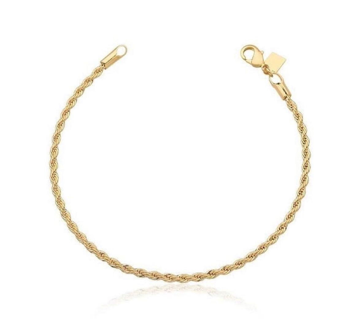 Baiano cord bracelet gold-plated