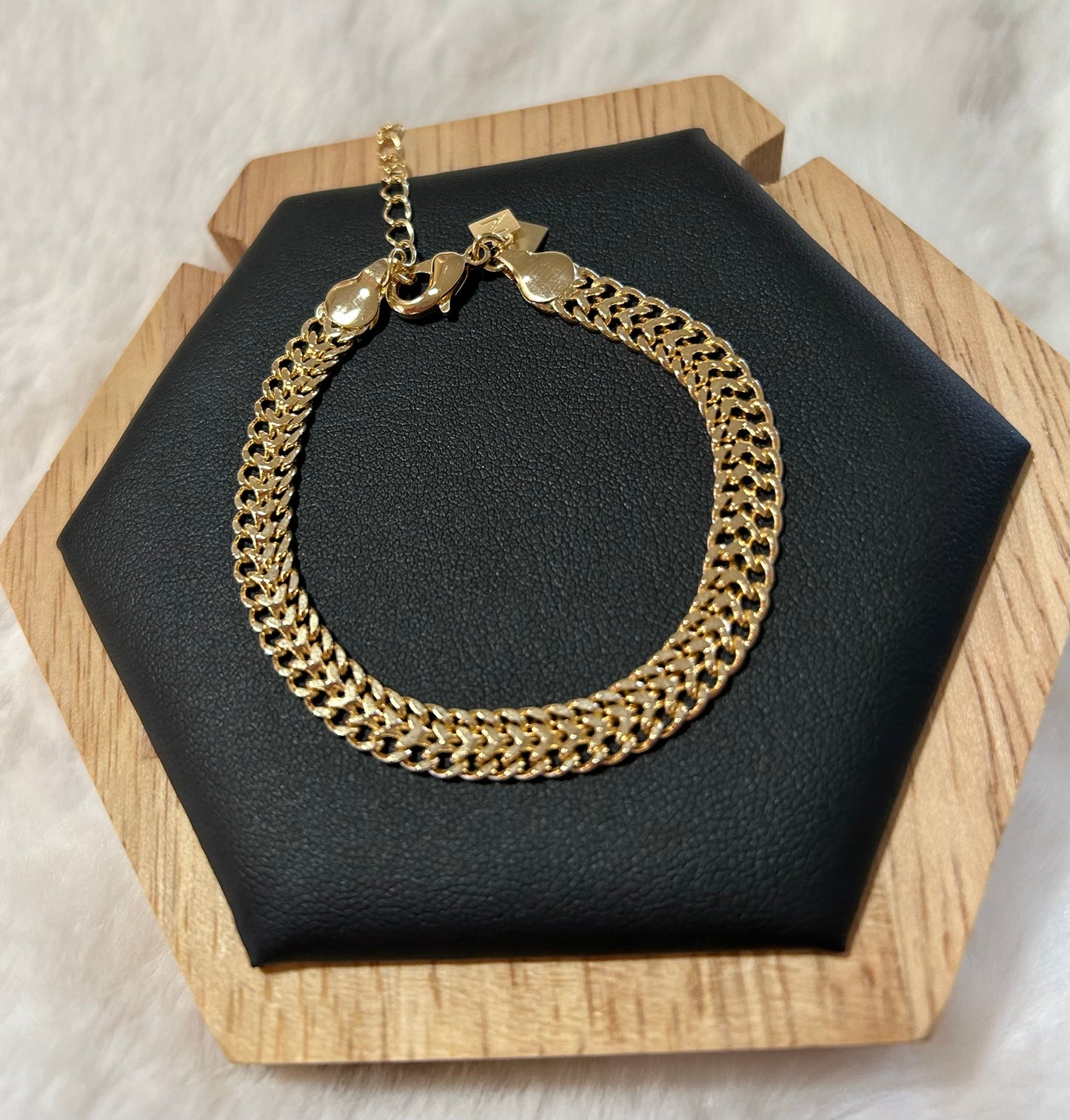 Gold plated bracelet